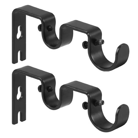 bracket to bolt to metal rod|4 inch curtain rod brackets.